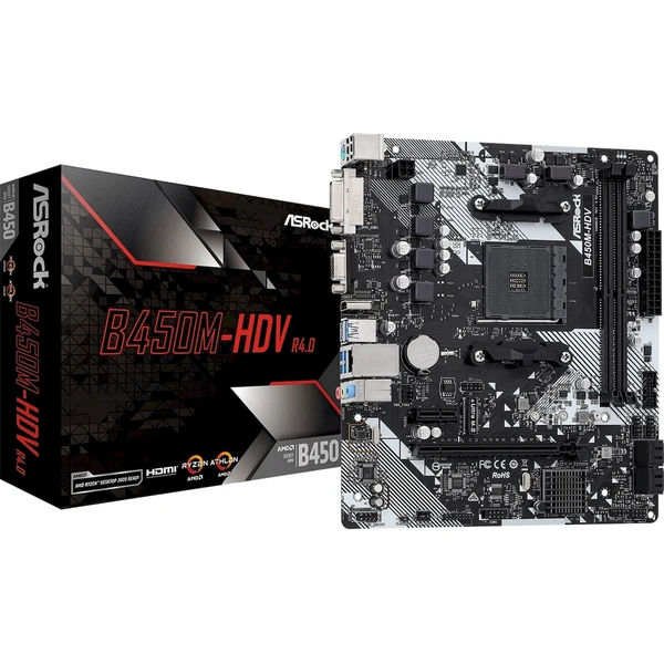 ASRock B450M-HDV R4.0 - Základní desky - Obrázek K1Y9000K01