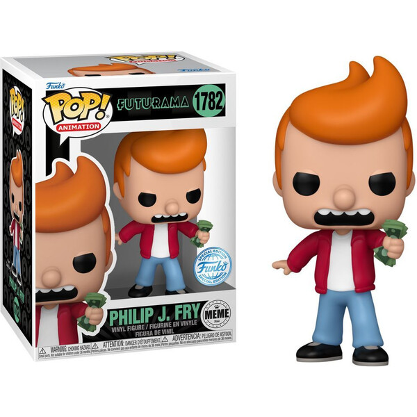 Funko POP! #1782 Animation: Futurama - Philip J. Fry (Meme)