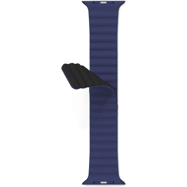 Epico Watch Strap Magnetic pro Apple Watch 38/40/41 mm černá/modrá - Řemínky - Obrázek K250000601