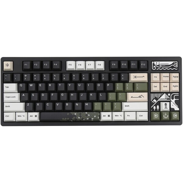 Varmilo VA80 Kailh Prestige Light V2 (US) Hygge Černá