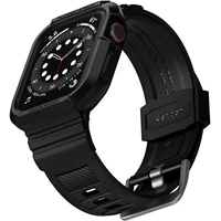 Spigen Rugged Armor Pro řemínek s pouzdrem Apple Watch 45/44mm černý - Pouzdra