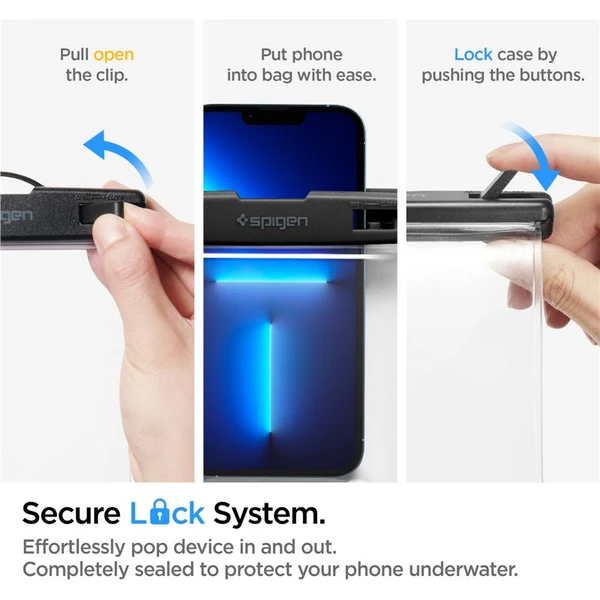Spigen Aqua Shield voděodolné pouzdro A601 1 Pack čiré - Pouzdra - Obrázek K2A4000601
