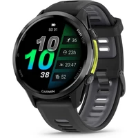 Garmin Forerunner 970 černé/šedá titanová luneta s černým poloprůhledným řemínkem - Chytré hodinky