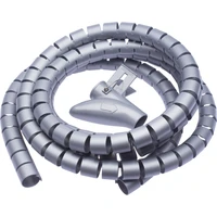 CONNECT IT trubice pro organizaci kabelů, 2,5m x 20mm, šedá - Vychytávky