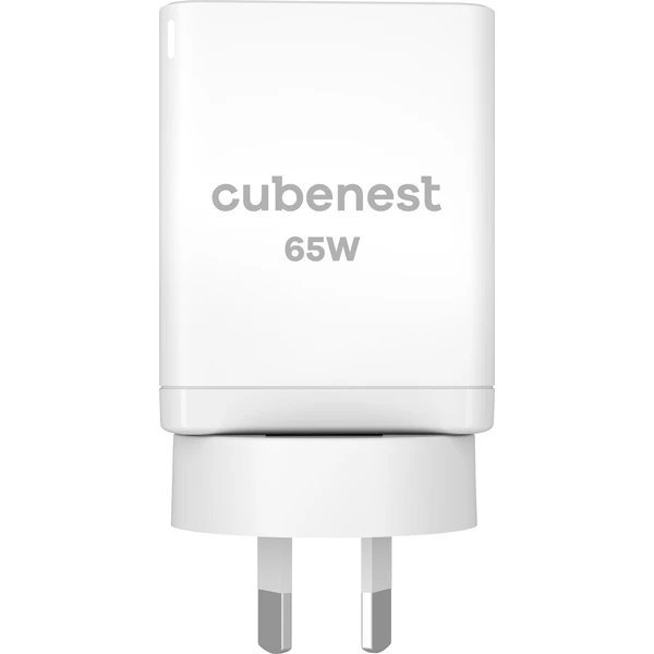 CubeNest S3D1 PD cestovní adaptér (65W) bílý - Nabíječky - Obrázek K2J6000601