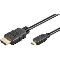 PremiumCord HDMI 1.3/Micro HDMI kabel s ethernetem 4K 1m černý - Kabely a redukce