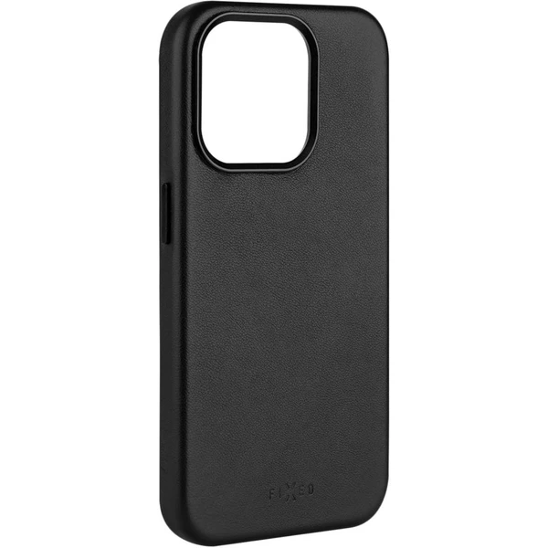FIXED MagLeather kožený kryt s MagSafe Apple iPhone 15 Pro Max černý - Pouzdra - Hlavní obrázek