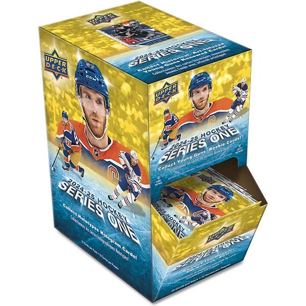 Hokejové karty 2024-25 Upper Deck Series 1 Hockey Gravity Box