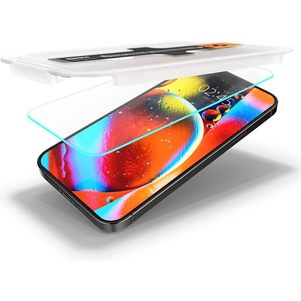 Spigen Glas tR EZ Fit tvrzené sklo 2 ks iPhone 17e/16e/14/13 Pro/13 čiré - Ochranné folie a skla - Obrázek K3EWF00101