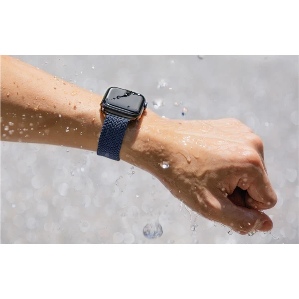 UNIQ Aspen Braided řemínek Apple Watch 42/41/40/38mm modrý - Řemínky - Obrázek K3LP600301