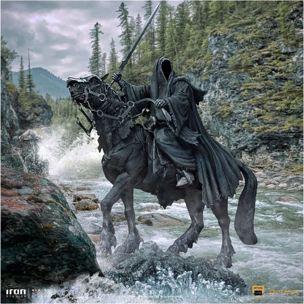 Soška Iron Studios Art Scale 1/10 Deluxe The Lord of the Rings - Nazgul on Horse 42,5 cm - Sochy a sošky - Obrázek K3M7000J01