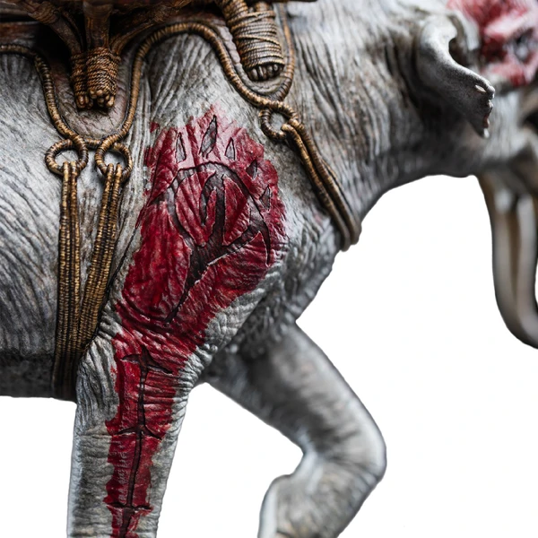 Soška Weta Workshop Lord of the Rings Trilogy - Miniature Mumak in Battle 16,5 cm - Sochy a sošky - Obrázek K42H000L01