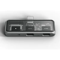 Satechi Mobile XR Hub s duálním USB-C a microSD vesmírně šedý - USB huby