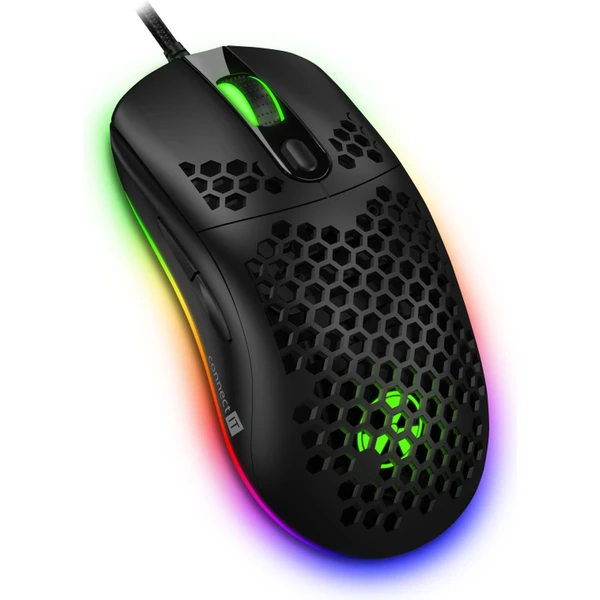 CONNECT IT BATTLE AIR 2 profesionální optická herní myš + SW, 12800 DPI černá - Myši - Obrázek K4N0000P01