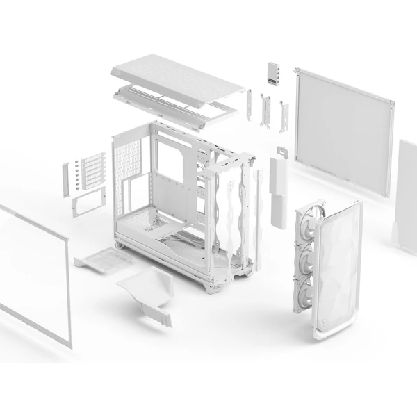 Fractal Design Meshify 3 XL Ambience Pro RGB White - Počítačové skříně - Obrázek K52G000J01