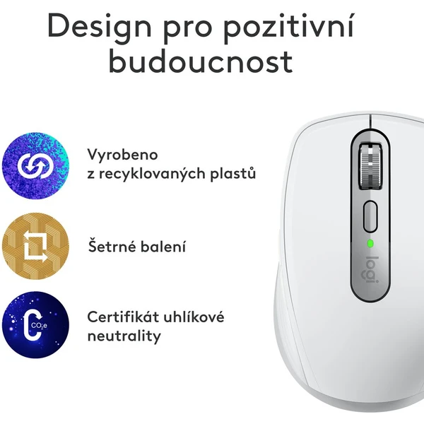 Logitech MX Anywhere 3S for Mac myš světle šedá - Myši - Obrázek K545000J01