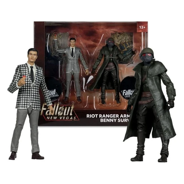 Set dvou figurek McFarlane Toys Fallout New Vegas - Riot Ranger Armor and Benny 18 cm - Figurky - Obrázek K56N000K01
