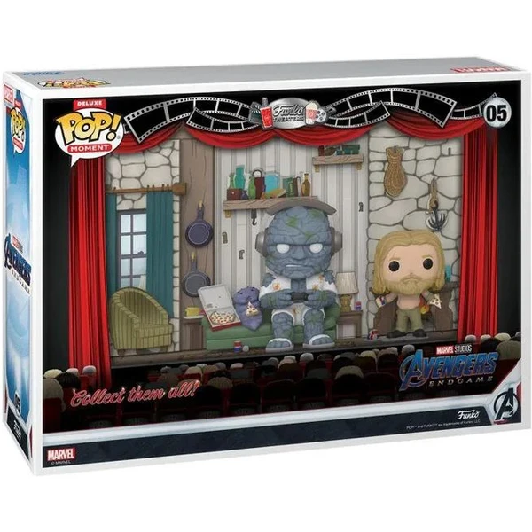 Funko POP! #05 Moments Deluxe: Endgame - Thor’s House (Miek, Korg, Thor) - Funko POP! - Obrázek K5DE000L01