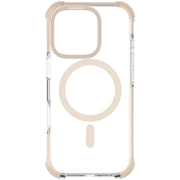 Cubenest MagPro Strong Guard kryt iPhone 16 Pro zlatý - Pouzdra - Obrázek K5DF000L01