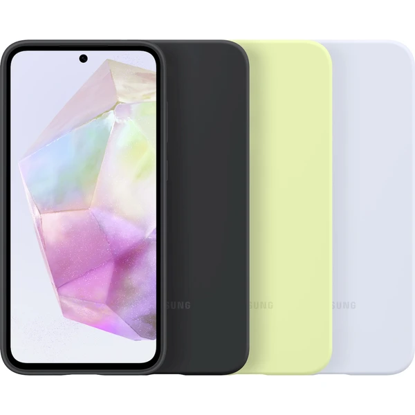 Samsung Silicone Case Galaxy A35 světle modrý - Pouzdra - Obrázek K5F2000P01