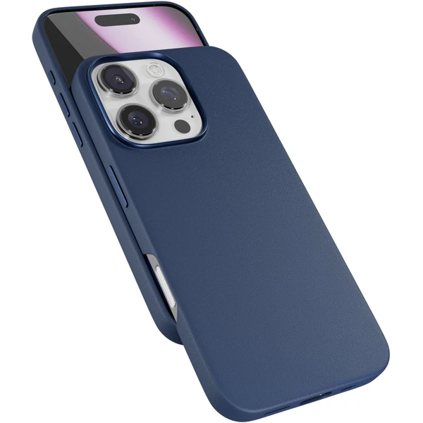 Epico Mag+ Leather kryt pro iPhone 16 Pro Max modrá - Pouzdra - Obrázek K5FA000K01