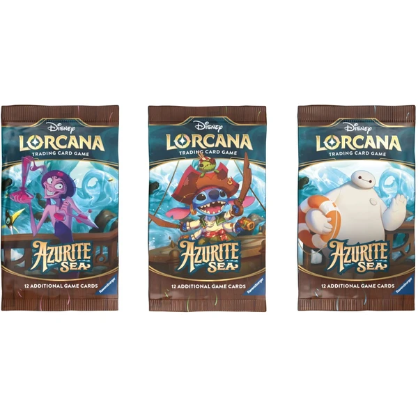 Disney Lorcana: Azurite Sea - Booster balíček - Disney Lorcana TCG - Obrázek K5O9000P01