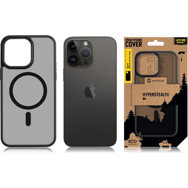 Tactical MagForce Hyperstealth kryt iPhone 14 Pro Max Asphalt - Pouzdra - Obrázek K6G1000701