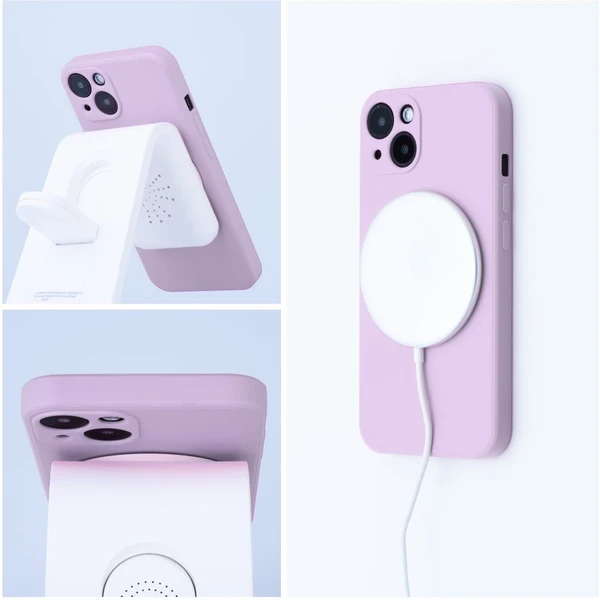 Smarty Mag silikonový kryt s MagSafe iPhone 7 / 8 / SE 2020 / SE 2022 růžový - Pouzdra - Obrázek K748000601