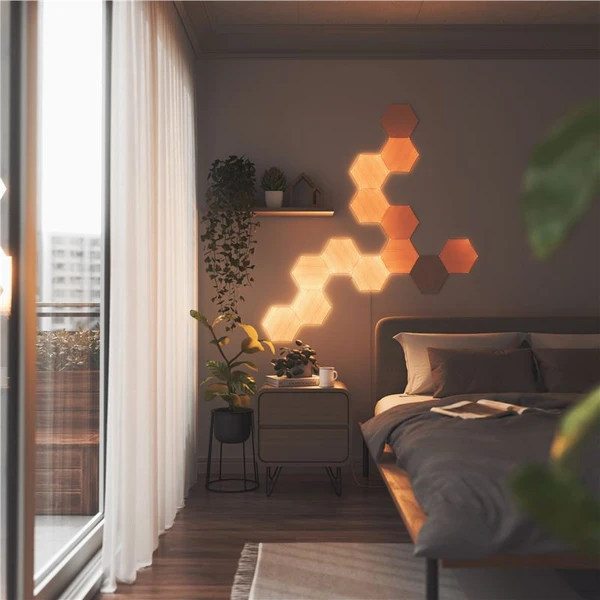 Nanoleaf Elements Hexagons Starter Kit 13 Pack - Chytrá osvětlení - Obrázek K75C300401