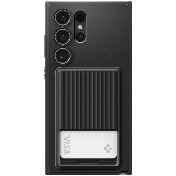 Spigen Liquid Slot kryt Samsung Galaxy S24 Ultra matně černý - Pouzdra - Obrázek K763000N01