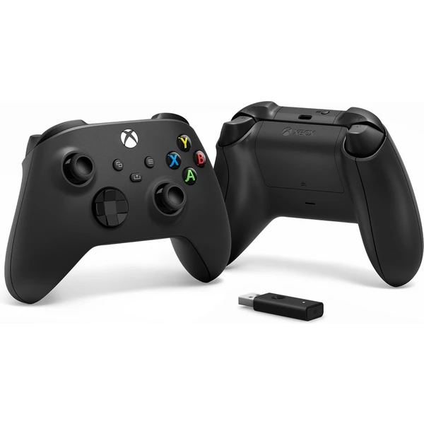 Xbox Wireless Controller černý + Xbox Adaptér pro Windows 10 - Herní ovladače - Obrázek K7EW000501