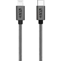 Next One USB-C to Lightning Metallic Cable 1.2m šedý - Kabely