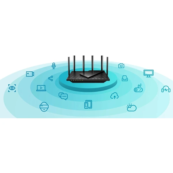 TP-Link Archer AX72 Wi-Fi 6 router černý - Routery - Obrázek K8ETF00101