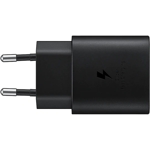 Samsung PD 25W nabíječka s rychlonabíjením a kabelem USB-C černá - Nabíječky - Obrázek K8H8000301