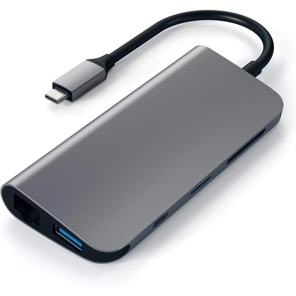 Satechi Multimedia hub vesmírně šedý - USB huby - Obrázek K8ME100301