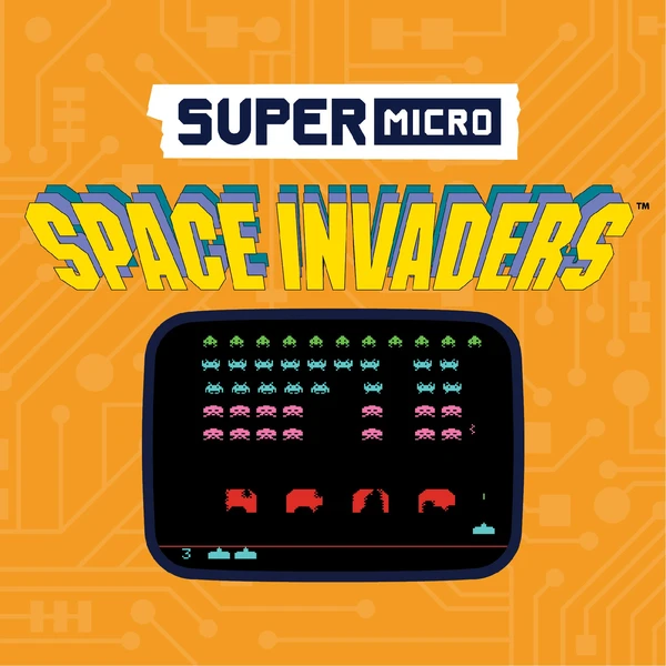 Evercade Super Micro Space Invaders Keychain Gamer - Retro konzole - Obrázek K95K000K01