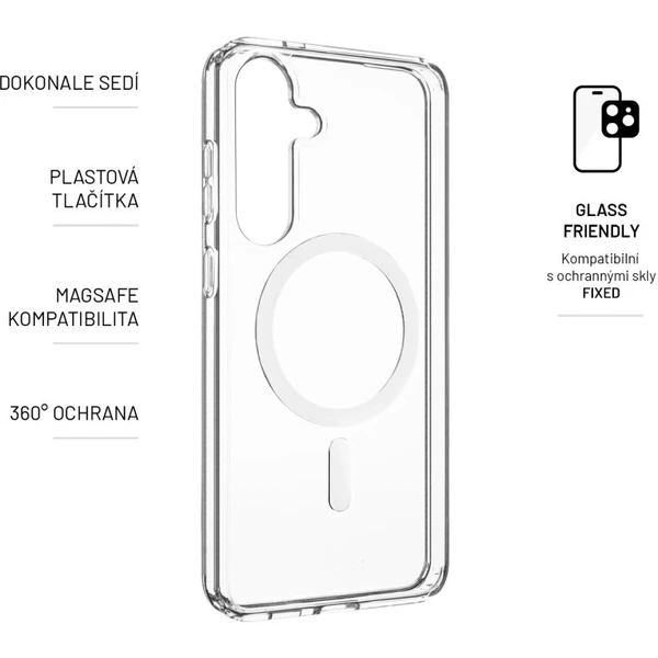 FIXED MagPure kryt s podporou Magsafe Samsung Galaxy S24+ čirý - Pouzdra - Obrázek K971000K01