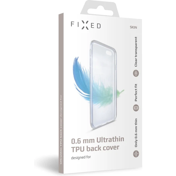 FIXED Skin ultratenký TPU kryt 0,6 mm Apple iPhone 12/12 Pro čirý - Pouzdra - Obrázek K9FG400301