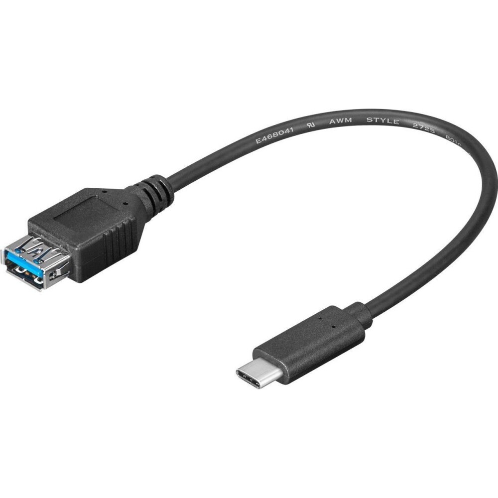 PremiumCord kabel USB C samec-USB A 3.0 samice 20cm