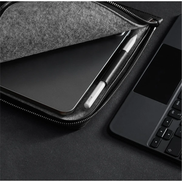 Woolnut Leather Folio kožené pouzdro iPad Pro 12,9"/iPad Pro 13"/iPad Air 13" černé - Pouzdra - Obrázek K9LR100501