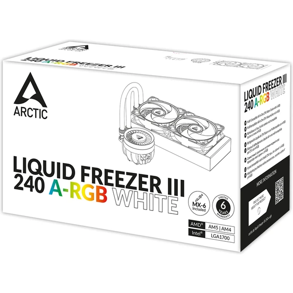 ARCTIC Liquid Freezer III - 240 A-RGB bílý - Chladiče - Obrázek K9V4000L01