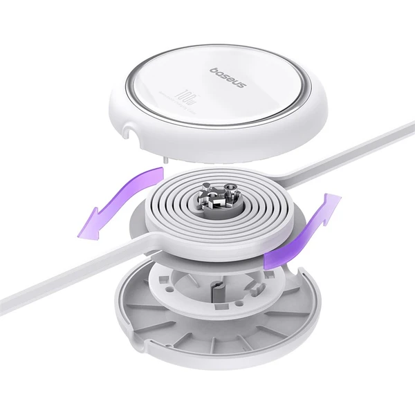 Baseus Free2Draw mini USB-C/USB-C napájecí kabel 100W 1m bílý - Kabely a redukce - Obrázek KAGE000L01
