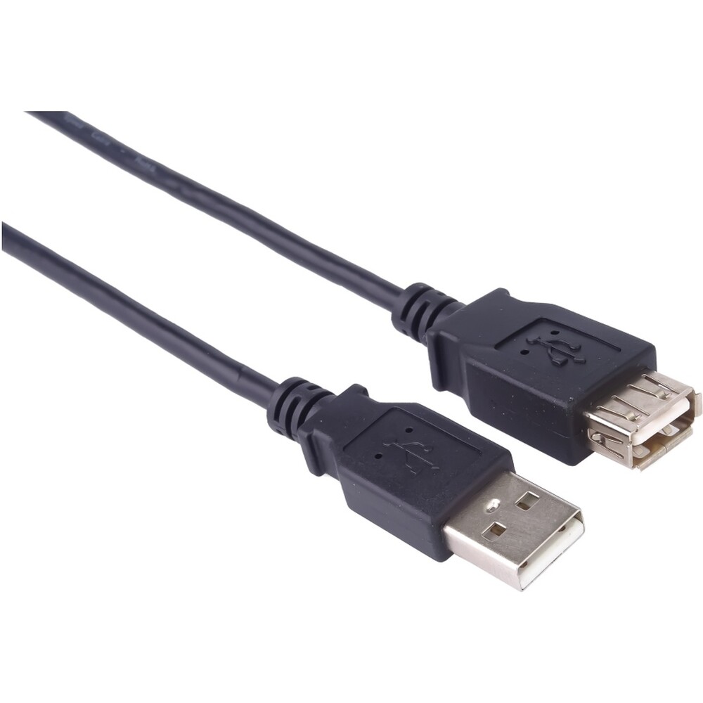 PremiumCord USB 2.0 prodlužovací kabel 1m černý