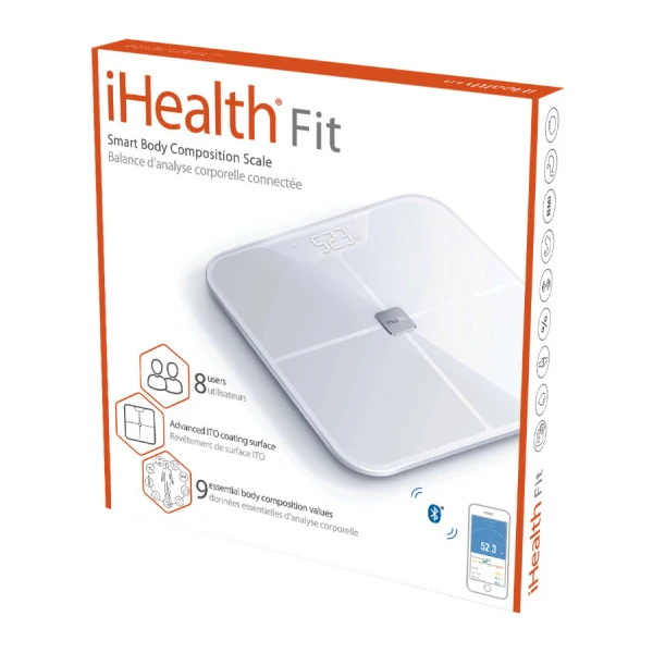 iHealth FIT HS2S chytrá váha bílá - Chytré váhy - Obrázek KAK6100301
