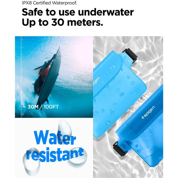Spigen Aqua Shield WaterProof Waist Bag A620 2 Pack modrý - Pouzdra - Obrázek KAN5000701