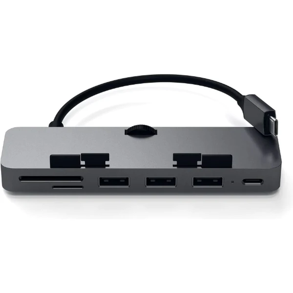 Satechi Aluminum USB-C PRO Hub (3x USB 3.0,MicroSD) vesmírně šedý - USB huby - Obrázek KAS1000701