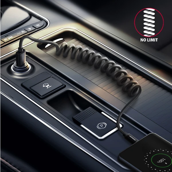 AXAGON TWISTER USB-C/USB-A napájecí kabel 0,6m černý - Kabely a redukce - Obrázek KBD0700301