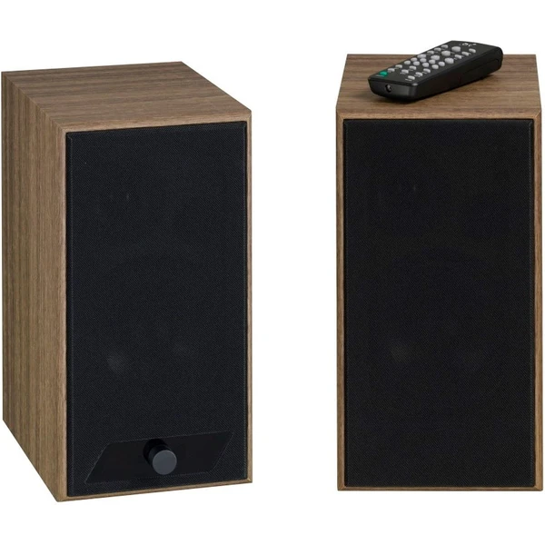 AQ M25 aktivní stereo reproduktory s BT hnědé - Reproduktory - Obrázek KBIE000O01