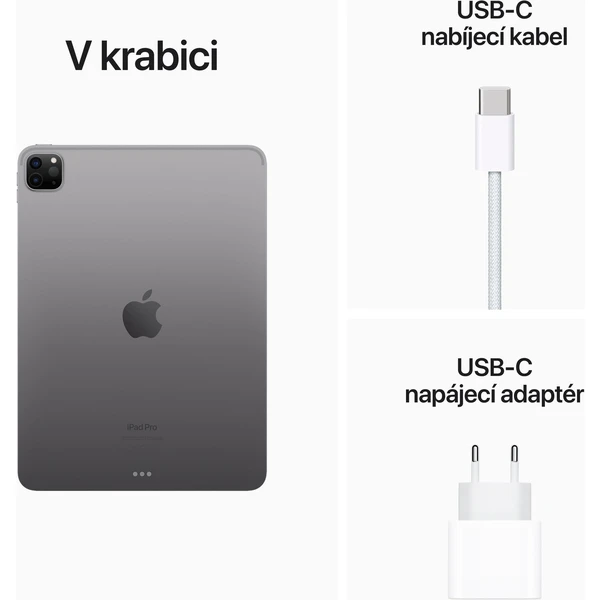 Apple iPad Pro 11" (2022) 512 GB Cellular vesmírně šedý - Tablety - Obrázek KCE5700301