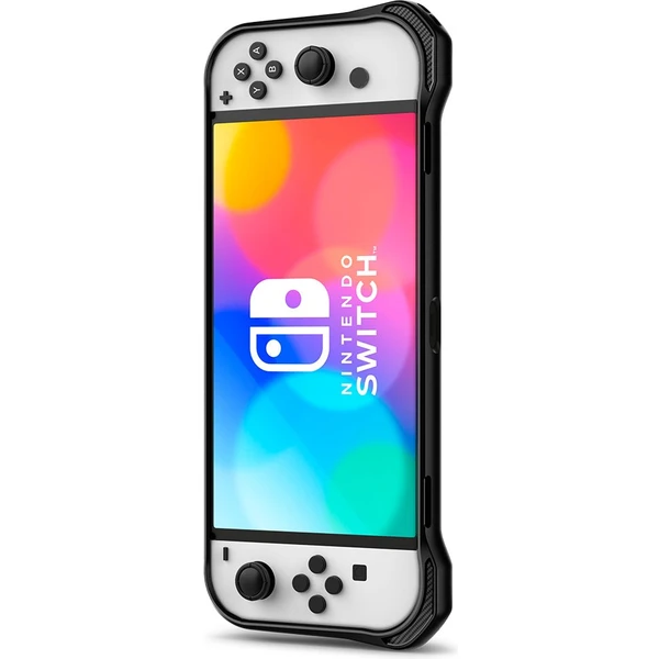 Spigen Rugged Armor ochranný kryt pro Nintendo Switch OLED černý - Pouzdra - Obrázek KCK4G00101